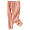 thumbnail image 2 of JTieacloth Girls Pants Lightweight Autumn And Winter Girls' Leggings New Baby Pants Plus Fleece Winter Warm Pants Baby Warm Pants,Sizes 18-24 Months, 2 of 4