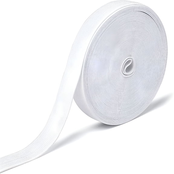 TUWAFE Elastic Band for Sewing,3/4 Inch X 12 Yard High Elasticity Sewing Elastic Bands for Waistbands Pants Clothes and Crafts Diy,White