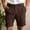 Brown, variant on Men's Suit Shorts George Men's and Big Men's Stretch Twill Flat Front Button Zipper Casual Commuter Shorts with Pocket,Brown,XXL