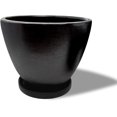 thumbnail image 3 of Maceta Ceramica de 25.4 cm con Drenaje y bandeja negro Elly Decor ED-MCD01BK, 3 of 6
