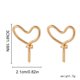 thumbnail image 5 of HomeKingdee Geometric Creative Earrings - Irregular Shaped Alloy Metal Gold Color​ Earrings for Women Wedding Party Daily Jewelry, 5 of 5