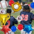 thumbnail image 3 of Basketball Party Decor Balloon 32-inch Sport Fans Birthday Party Decoration Balloon Set Football Basketball Baseball Soccer Trophy Number for Football, 3 of 8