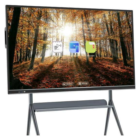 JYXOIHUB Smart TVs, Touch Screen Board, 86 Inch Digital Electronic Calendar Interacti Whiteboard, All-In-One Computer 2160P Monitor Player for Advertisin and Digital Signage Displays