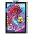 thumbnail image 3 of Disney Junior: Ariel - Ariel and Flounder Wall Poster, 14.725" x 22.375" Framed, 3 of 5