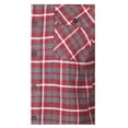 thumbnail image 3 of Men's Lightweight Hoodie Plaid Flannel Shirt, 3 of 4