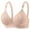 Pink PK38, variant on Womans Bra Womens Underwear Gathered No Underwire Bras Solid Color Fashion Thin Brassiere Loose Everyday Wear Pink 44