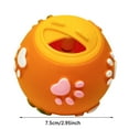 thumbnail image 3 of YoaNJYGR Rabbit Treat Ball Interactive Food Dispensing Toys | Boredom Buster Snack Ball Green, 3 of 3