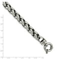 thumbnail image 4 of White Stainless Steel bracelet Fancy Men's 8 in 12 mm, 4 of 4