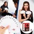 thumbnail image 1 of LEEYNEER Family Party Card Mahjong Game Set Silent Soft Tiles for Home Travel Team Building Tabletop Entertainment, 1 of 8