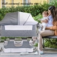 thumbnail image 5 of Electric Baby Bassinet, Multi-Function Rocking Bassinet with Remote Control, Timing Function, Portable Cradle for Bedroom & Living Room, 5 of 10