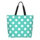thumbnail image 1 of Fotbe Teal Turquoise And White Polka Dot Bolsa Tote Estética de Lona con Estampado para Mujer - Bolsa Reutilizable de Hombro Casual para Vacaciones, Compras, Trabajo y Gimnasio, 1 of 8