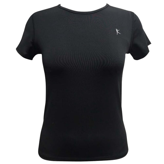 Playera Danskin Para mujer, Deportiva con Manga Negro, Talla CH