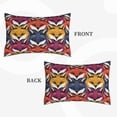 thumbnail image 4 of Balery Fox Face Bedding Queen Pillow Cases - Envelope Closure - Soft Brushed Microfiber Fabric - Shrinkage and Fade Resistant Pillow Cases-16"x24", 4 of 9