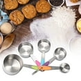 thumbnail image 3 of Stainless Steel Measuring Cups5pcs Stainless Steel Thermal Baking Measuring Cups Measuring Cups Rapid Response, 3 of 5