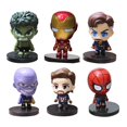 thumbnail image 1 of 6pcs Avengers Marvel Pvc Toys, 1 of 2