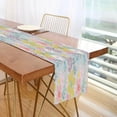 thumbnail image 7 of GZHJMY Colorful Flowers Table Runner Machine Washable Polyester Table Runner Rectangle Reversible Dresser Scarves Table Decor 13 x 70 Inch, 7 of 7