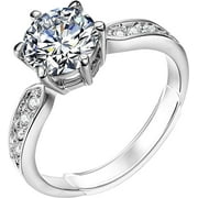 SIISLL Ring Size Adjuster for Loose Rings - Invisible Jewelry Sizer, Mandrel for Making Jewelry Guard, Spacer, Sizer Fit Any Rings Ring Guard Spacer (Clip-ON, 8 PCS)