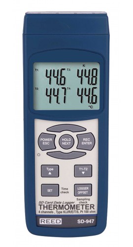 logger Series Thermometer, ... SD-947 SD Data Thermocouple REED