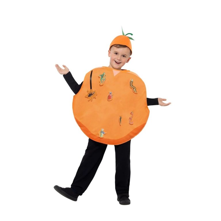 Roald Dahl James & The Giant Peach Costume Kids Orange Roald Dahl James & The Giant Peach Costume Kids Orange