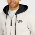 thumbnail image 6 of Men's Darius Rucker Collection by Fanatics Cream Cincinnati Bengals Distressed Graphics Full-Zip Hoodie, 6 of 6