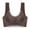 Brown, variant on Seductiva Sports Bras for Women Contrast Lace Wireless Bra Comfy & Breathable Bra Women's Lingerie & Underwear Push Up Comfort Soft No Underwire 1PC