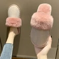 thumbnail image 2 of Aayomet Slippers Women Memory Foam Cozy Warm Bedroom Shoes Slip on Slippers Indoor Outdoor,Pink 38, 2 of 5