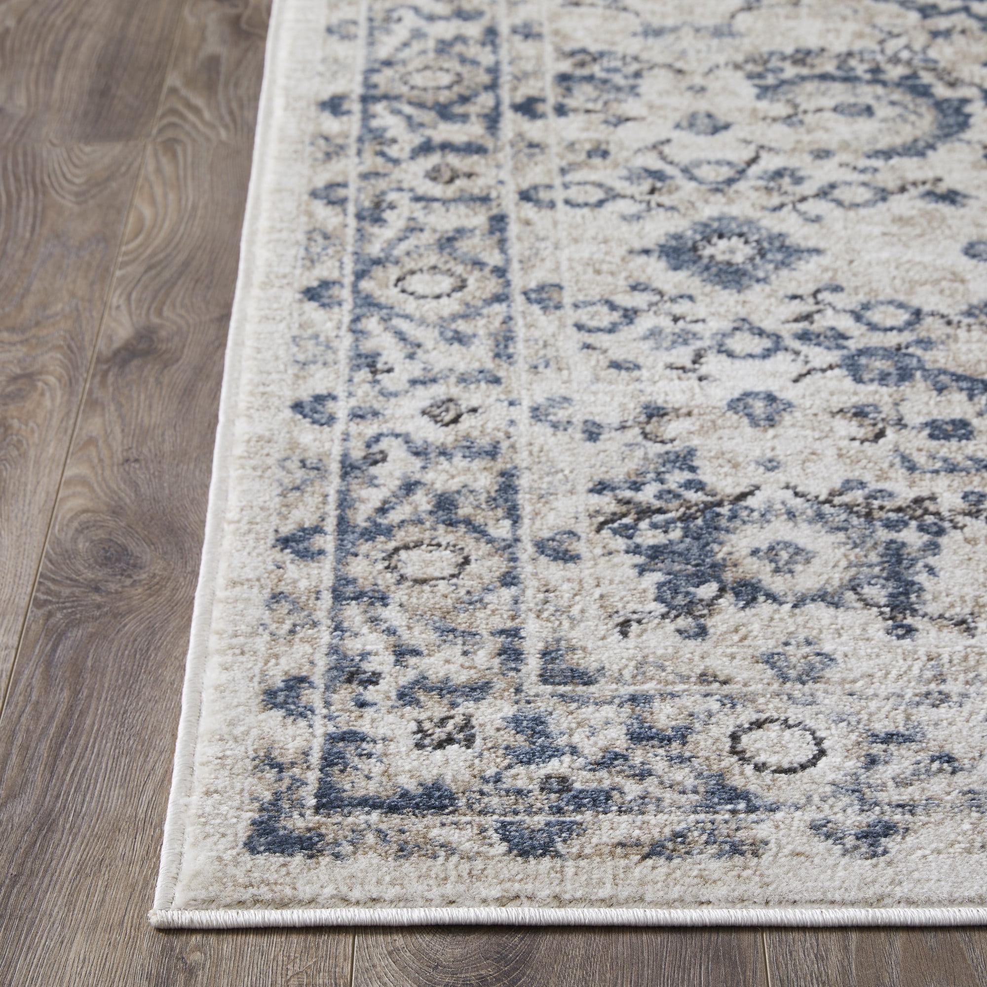 Loomaknoti Kehleigh Otindas 5' x 7' Blue Oriental Indoor Area Rug
