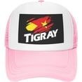 thumbnail image 2 of Tigray in My Heart Tigray Inside Me Tigray Flag Mesh Back Trucker Cap Baseball Cap, 2 of 8
