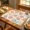thumbnail image 2 of asddcavvf Easter Linen Placemat Rabbit Easter Egg Restaurant Living Room Home Decoration Dining Table Insulation Small Dining Set round Table round Modern Kitchen Table Set, 2 of 7