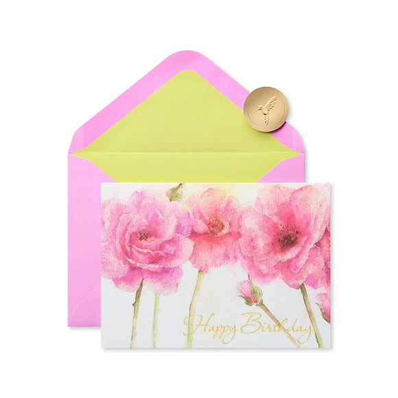 Tarjeta de cumpleaños Papyrus sin brillantina 13 x 18 cm