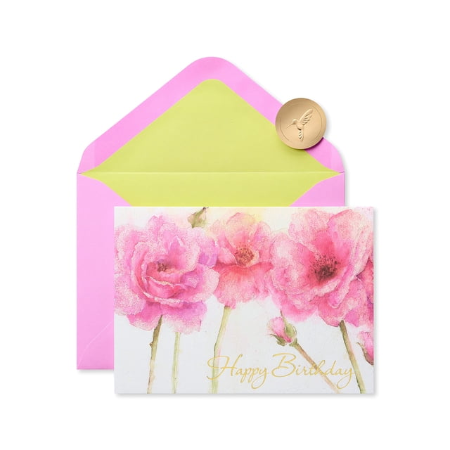 Tarjeta de cumpleaños Papyrus sin brillantina 13 x 18 cm