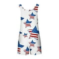 Up to 60 Off Sentmoon Independence Day Workout Sleeveless Overalls for