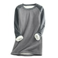 thumbnail image 4 of Mode Décontractée Automne Hiver Plus Polaire Chaude Imprimé de Noël pour Femmes, 4 of 5
