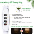 thumbnail image 3 of LED Plant Growing lamp K Full Spectrum Grow Light Strips for Indoor Plants withTimer & Dimmable Levels Sunlike Grow Light for House Hydroponics Succulent, 3 of 8
