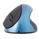 thumbnail image 3 of Kuymtek Ratón óptico ergonómico vertical inalámbrico 800 1200 1600DPI azul + negro-86780.03, 3 of 9
