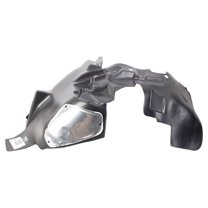 TRQ Front Left Inner Fender Liner Black Drivers Side Fits Select 2007-2017 Jeep Wrangler 2018 Wrangler JK CH1250132