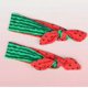 thumbnail image 1 of 3pcs Baby Elastic Headbands With Bow And Bunny Ears Headwear Double-Sided Watermelon Design Headpiece Hairband For Summer Toddler Girls Daily Wear And, 1 of 3
