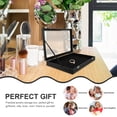 thumbnail image 7 of ELAYARD Sturdy Black Jewelry Box Organizer with Glass Lid Ideal for Home Jewelry Storage, 7 of 7