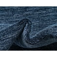 thumbnail image 3 of 9.75' x 13' Solid Navy Blue Hand Knotted Rectangular Wool Area Throw Rug, 3 of 4