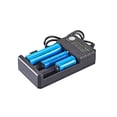 thumbnail image 4 of Battery Charger Universal Charger,3 Bay Universal Charge with USB Interface Lithium-ion Battery/USB Li-ion Charger Bay,18650 Battery Charger USB Smart Rechargeable Battery Charger, 4 of 9