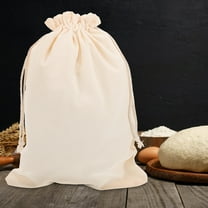 UPOUART Simple Drawstring Linen Storage Bag for Home Use, Flour, Food, Produce, and Kitchen Organization