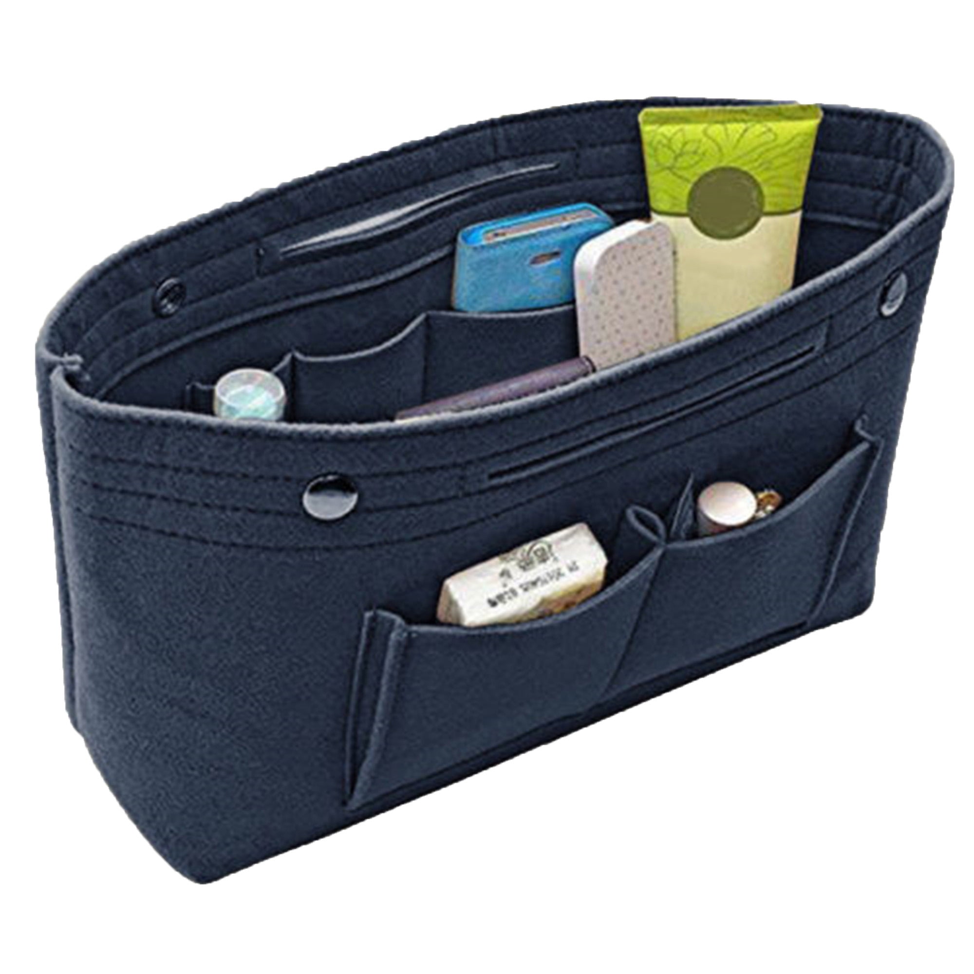 Women Handbag Organizer Bag Purse Insert Bag Felt Multi Pocket Tote Useful Bag Women Handbag Organizer Bag Purse Insert Bag Felt Multi Pocket Tote Useful Bag