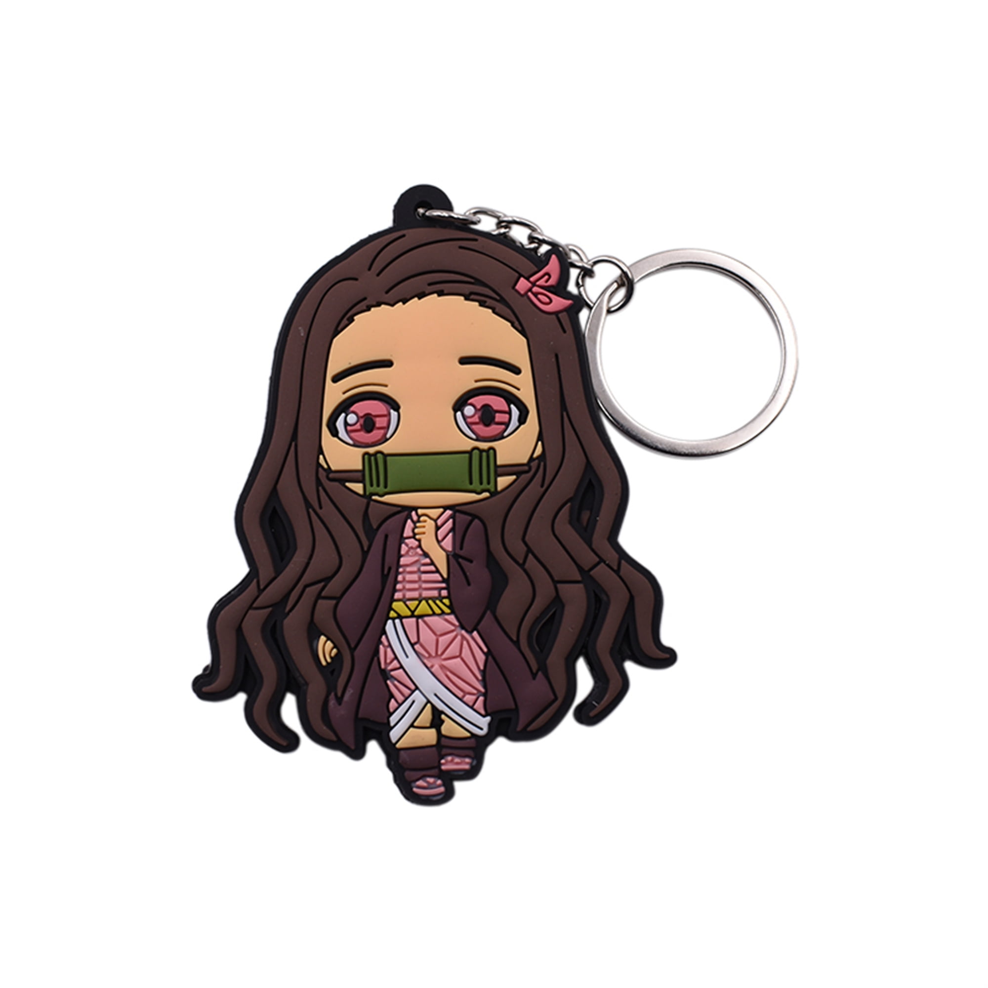 Gudo Demon Slayer Kamado Nezuko Double-sided Keychains, School Bag Pendant  Birthday Gift or Party Favors for Kids - Walmart.com