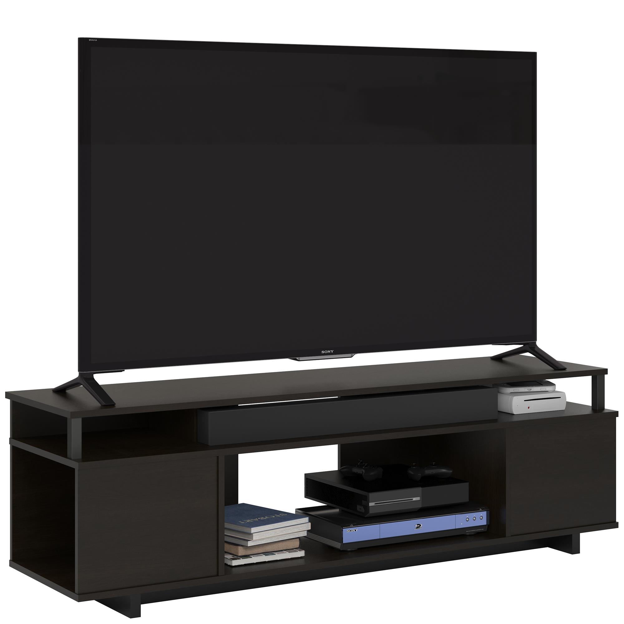 Ameriwood Home Carson Tv Stand For Tvs Up To 65 Espresso Ameriwood Home Carson Tv Stand For Tvs Up To 65 Espresso