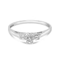 thumbnail image 6 of 10K White Gold Diamond Cluster Ring, 6 of 6
