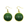 thumbnail image 1 of Quimica conocimiento constante del producto ionico Ear Dangle Golden Drop Earring Jewelry Mujer Unbranded M, 1 of 3
