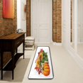 thumbnail image 4 of Dreamtimes Watercolor Fall Pumpkin Hallway Runner Rug 2'x6' Kitchen Rug with Rubber Backing Autumn Sunflowers Non Slip Entryway Rug Runner Washable Soft Area Rug for Hallway Bedroom Kitchen Decor, 4 of 6