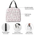 thumbnail image 4 of Easygdp Cute Rabbit Bolsa Térmica Premium - Tela Oxford Impermeable, Gran Capacidad, Bolsillo Frontal, Unisex para Trabajo, Escuela, Actividades al Aire Libre y Picnics, 4 of 8