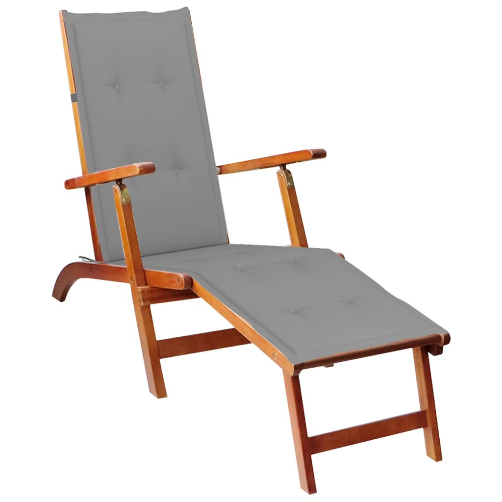 argos wooden sunlounger