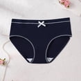 thumbnail image 5 of Girls Cotton Underwear & Briefs Ribbed Low Rise Soft Breathable for Girls 5-16 Years, 1-Pack, Blue,Size 5-8 T, 5 of 5